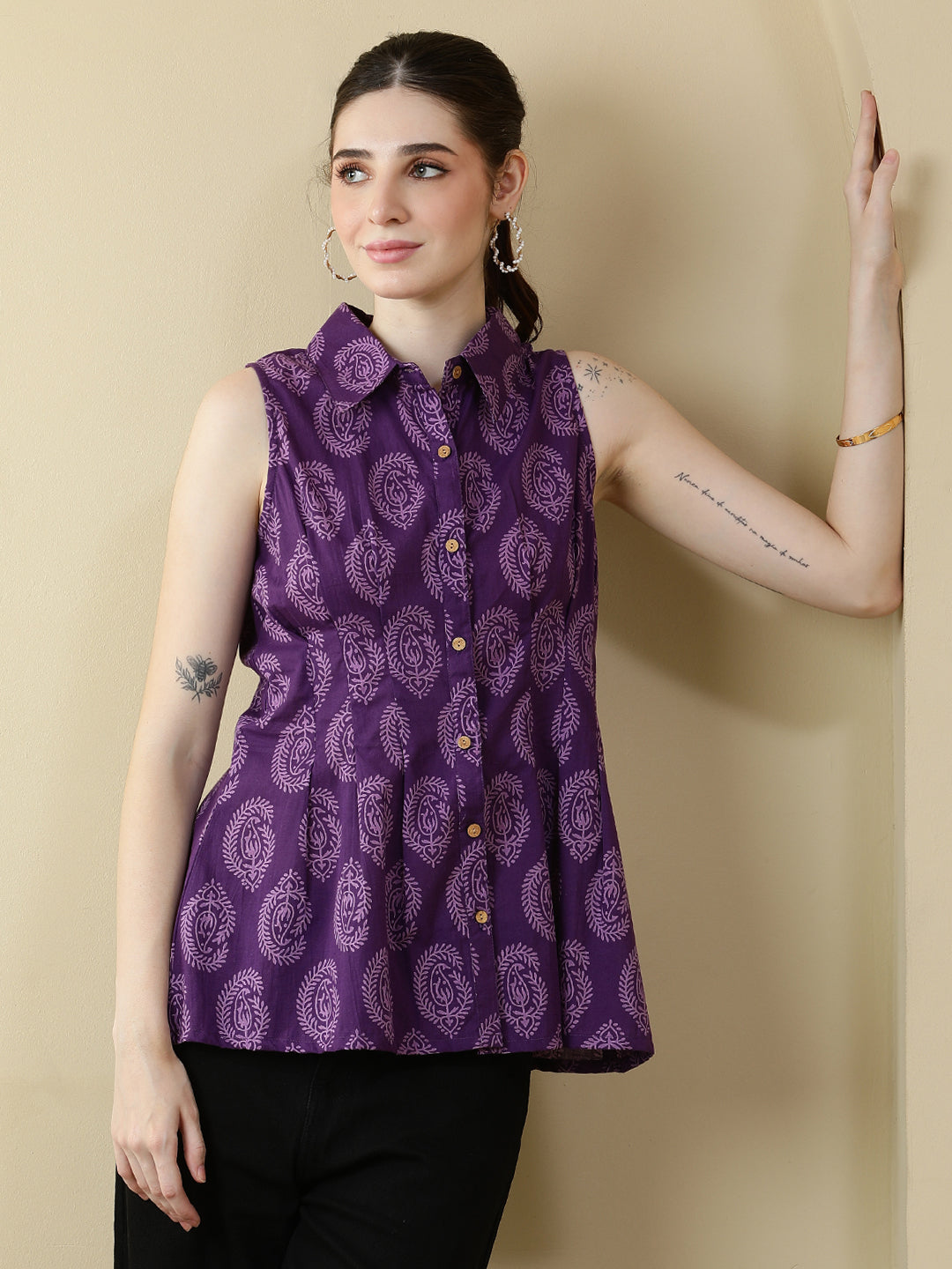 Printed Cotton Tops
