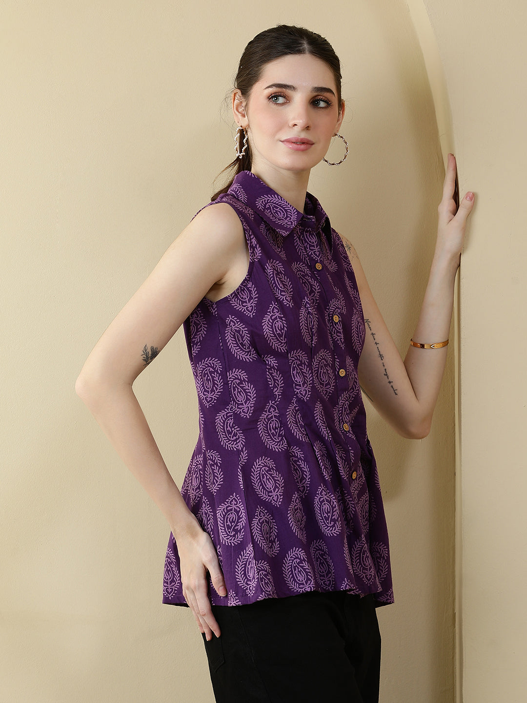 Printed Cotton Tops