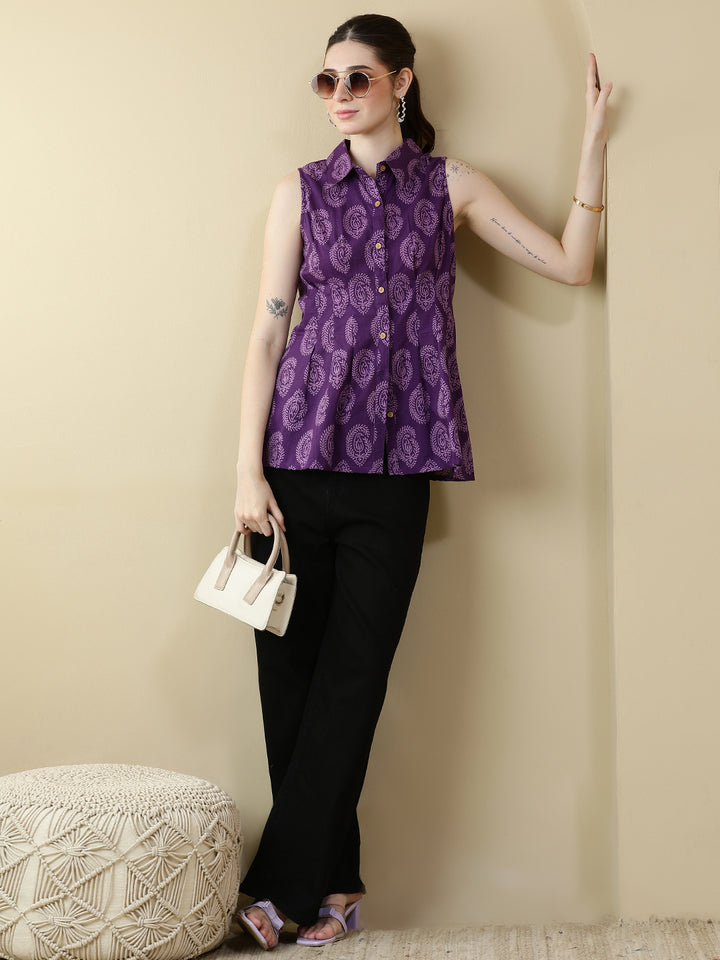 Printed Cotton Tops