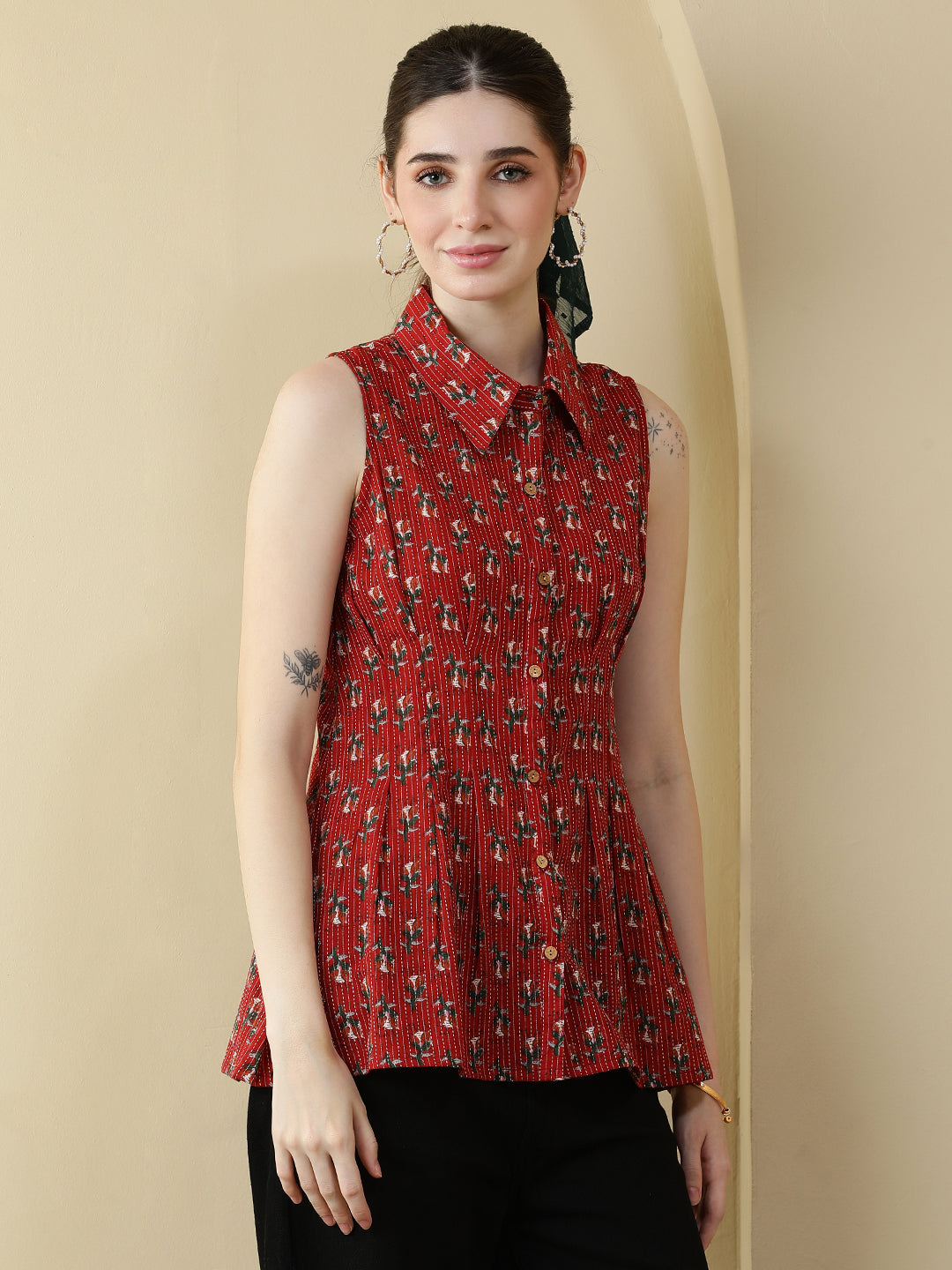 Printed Cotton Tops