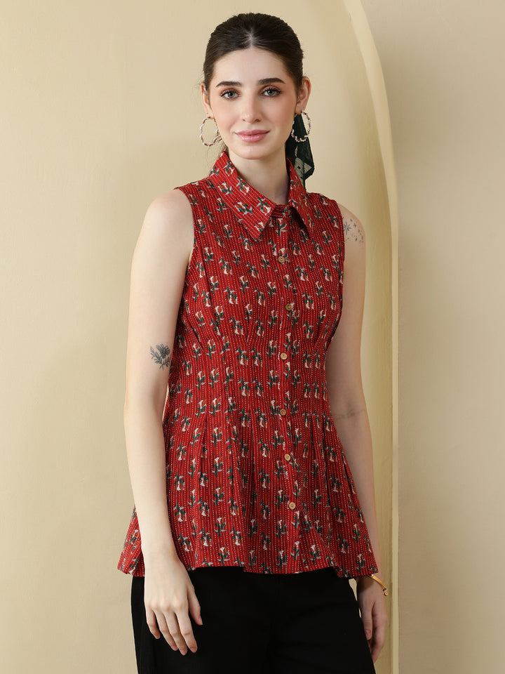 Printed Cotton Tops