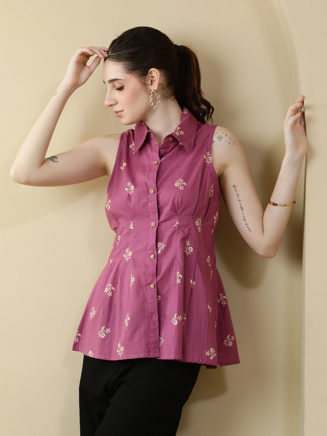 Printed Cotton Tops