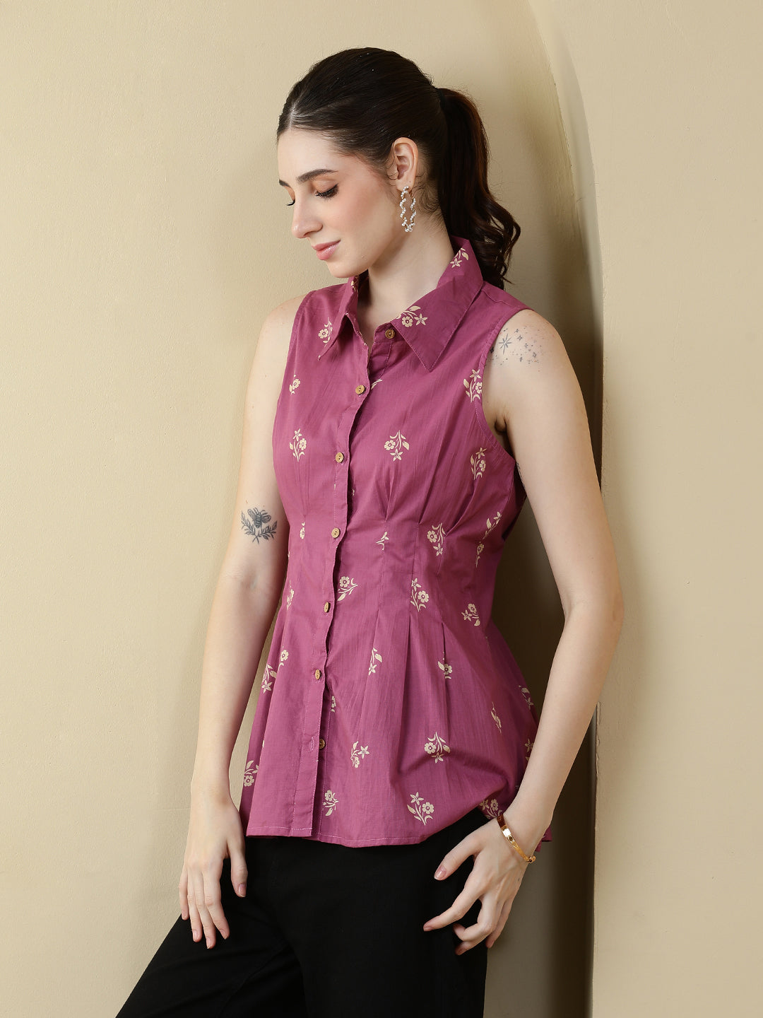 Printed Cotton Tops