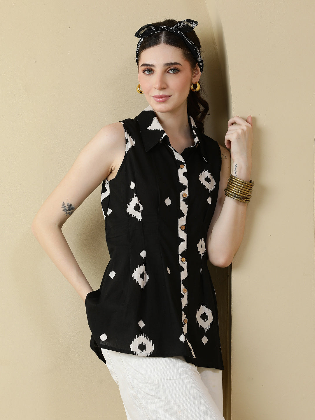 Printed Cotton Tops