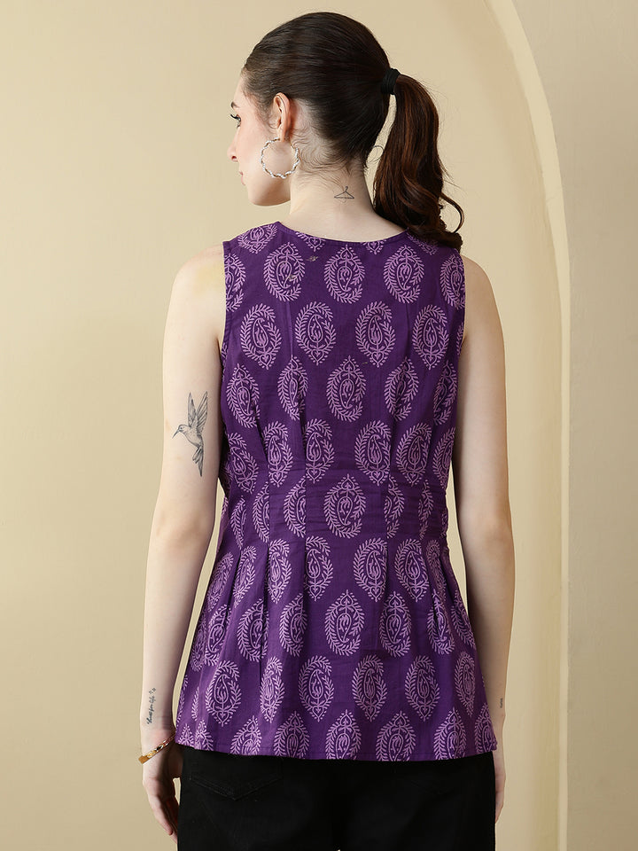 Printed Cotton Tops