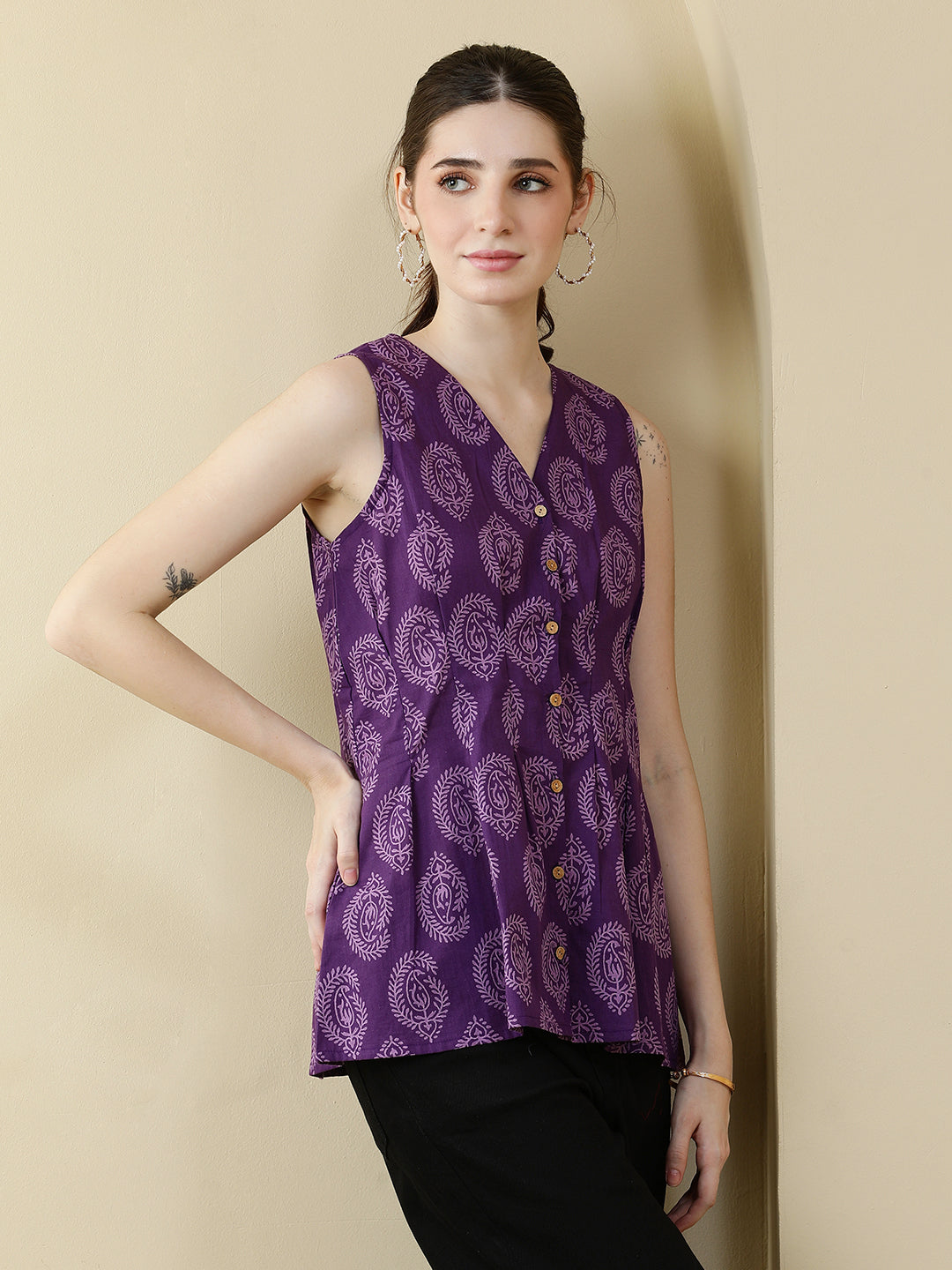 Printed Cotton Tops