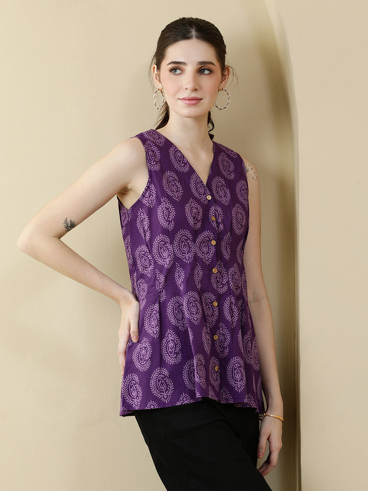 Printed Cotton Tops