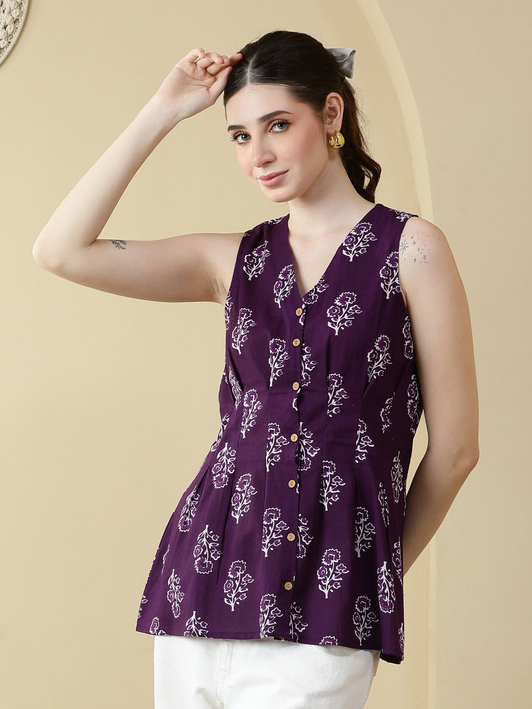 Printed Cotton Tops