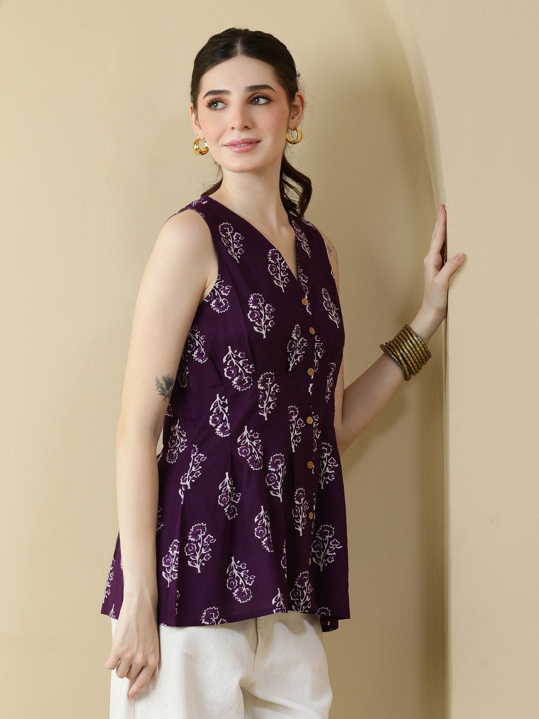 Printed Cotton Tops