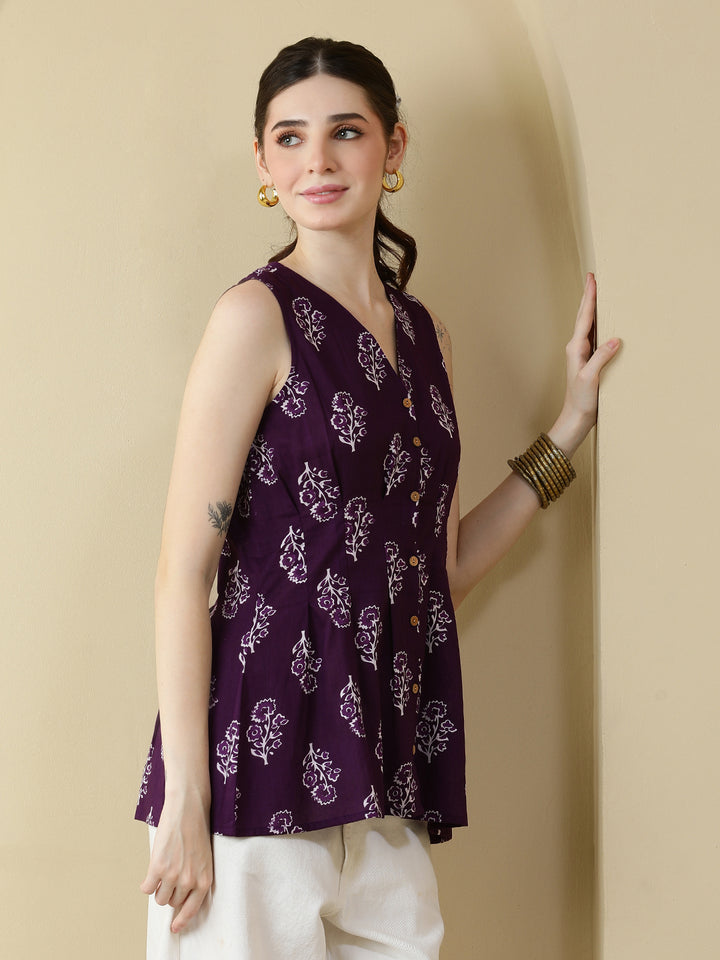Printed Cotton Tops