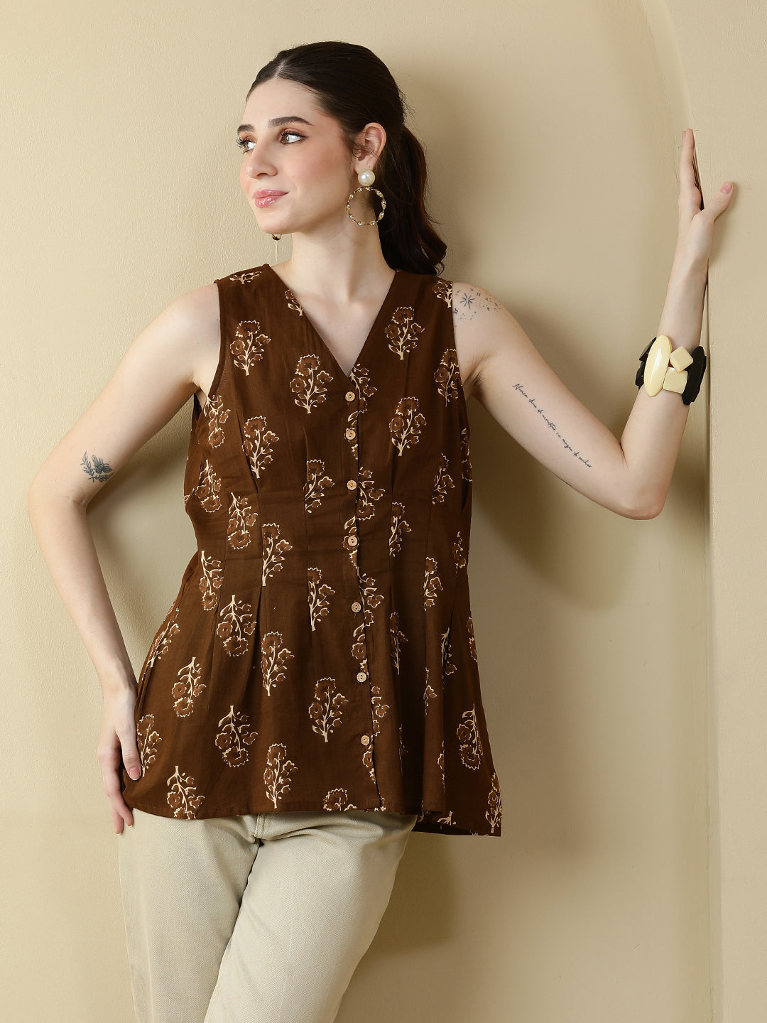 Printed Cotton Tops
