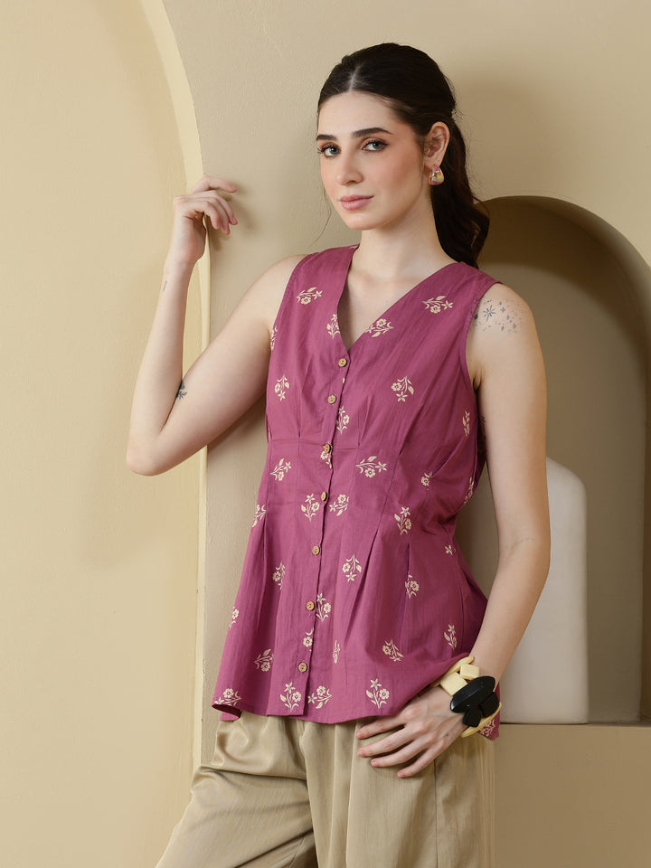 Printed Cotton Tops