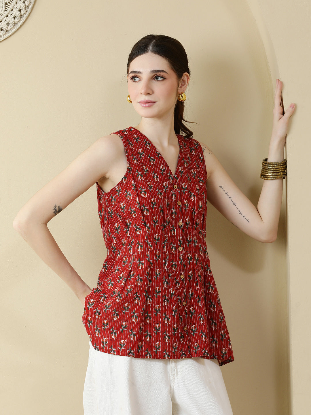 Printed Cotton Tops