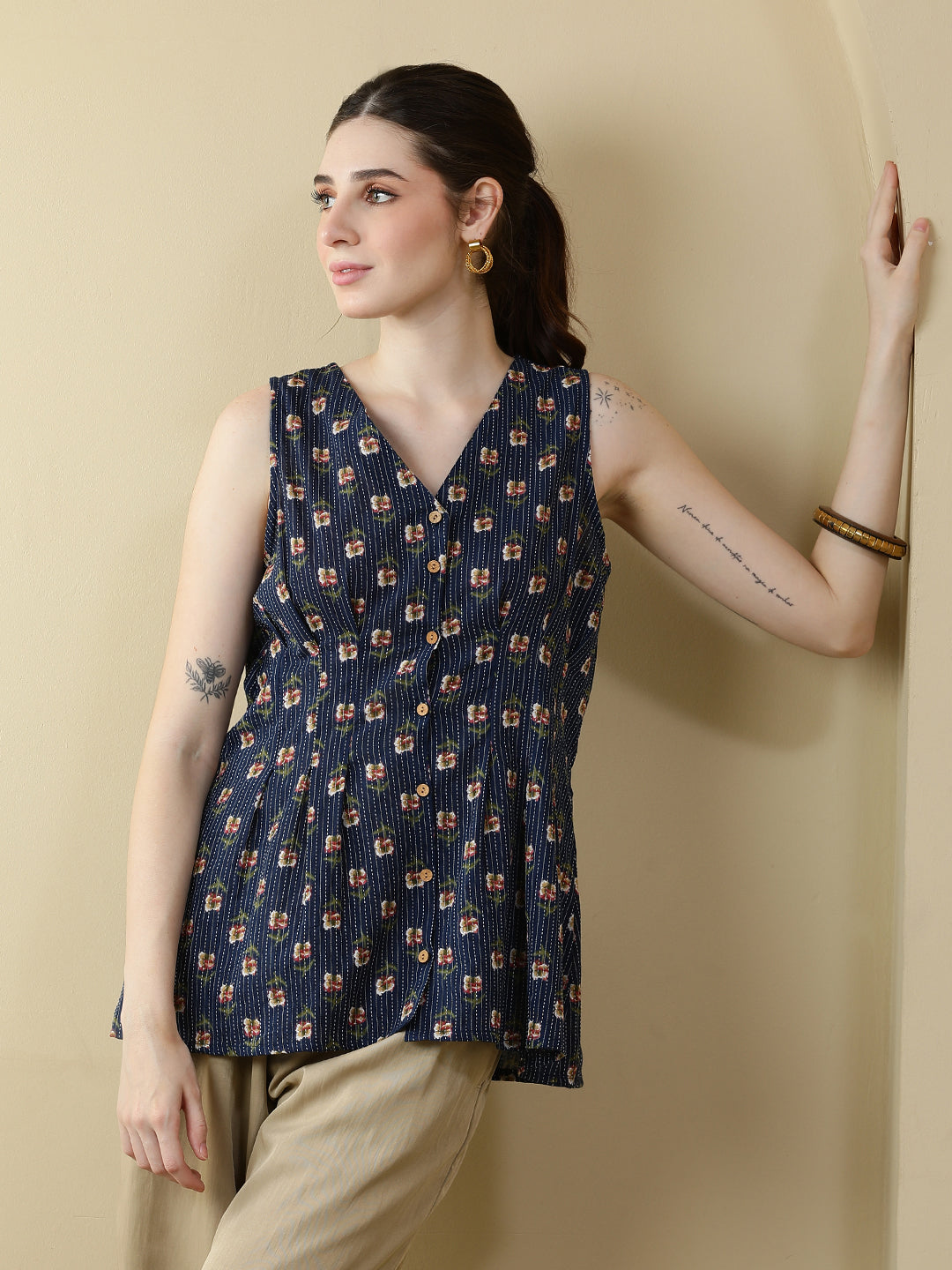 Printed Cotton Tops