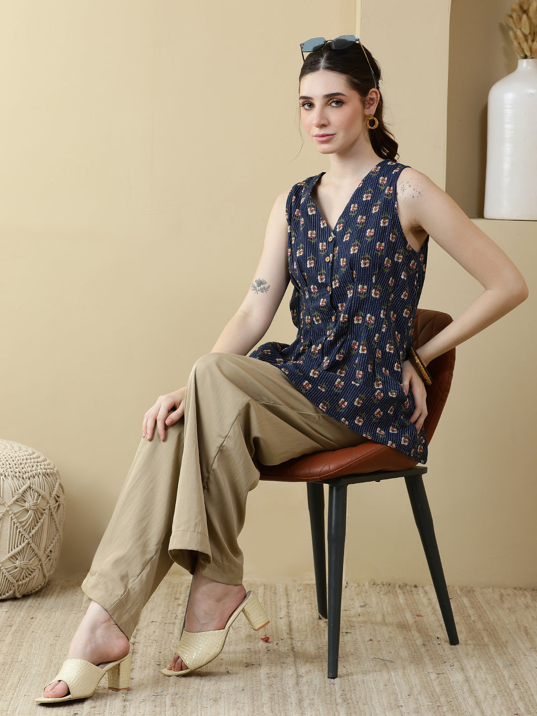 Printed Cotton Tops