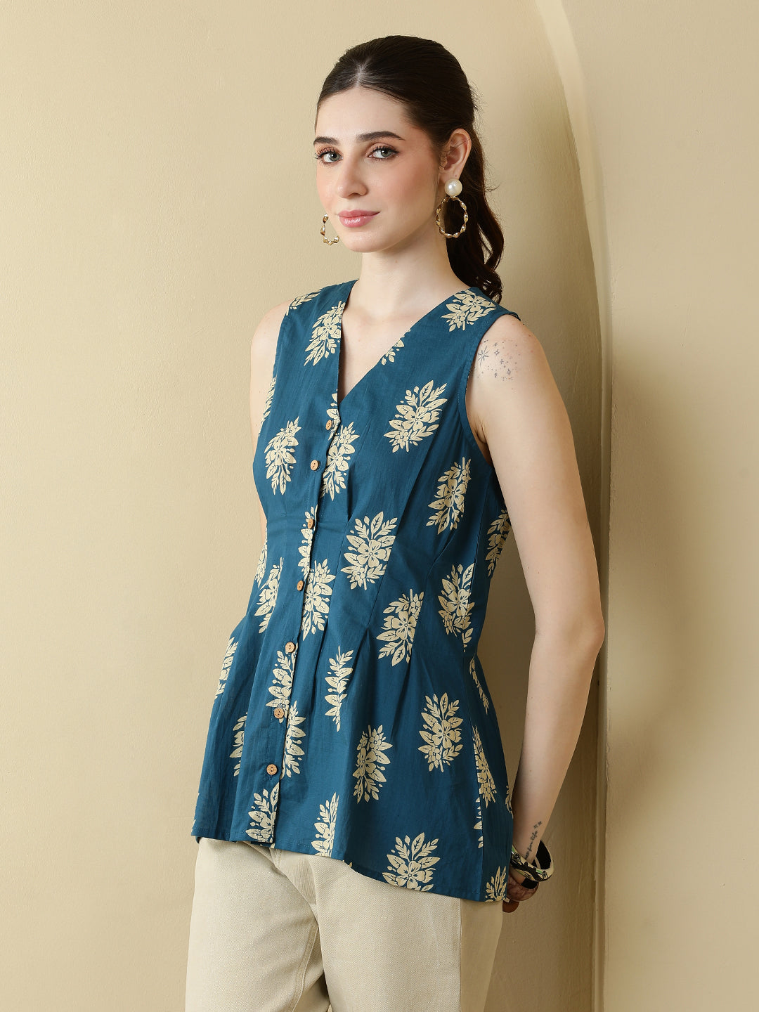 Printed Cotton Tops