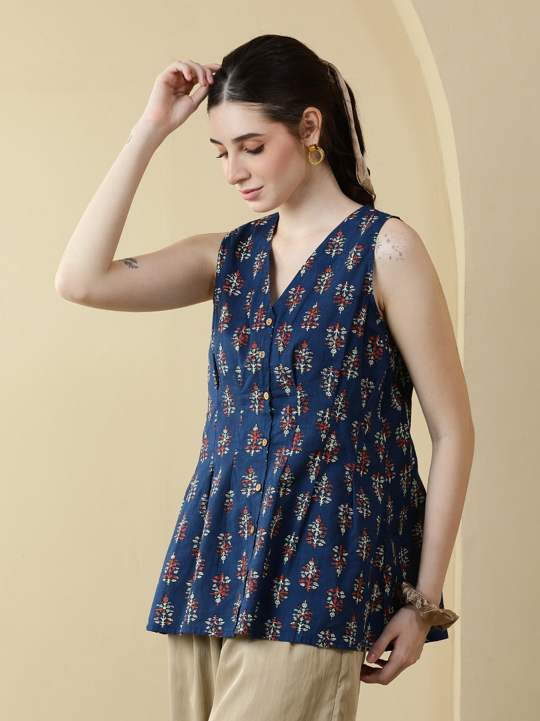 Printed Cotton Tops
