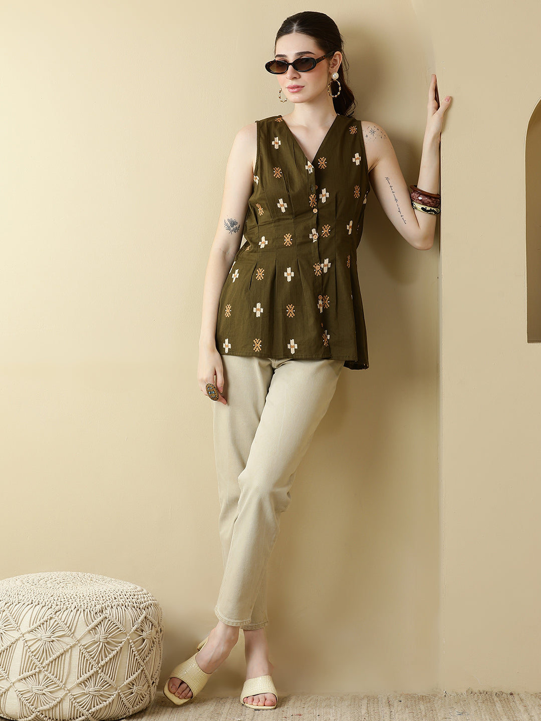 Printed Cotton Tops