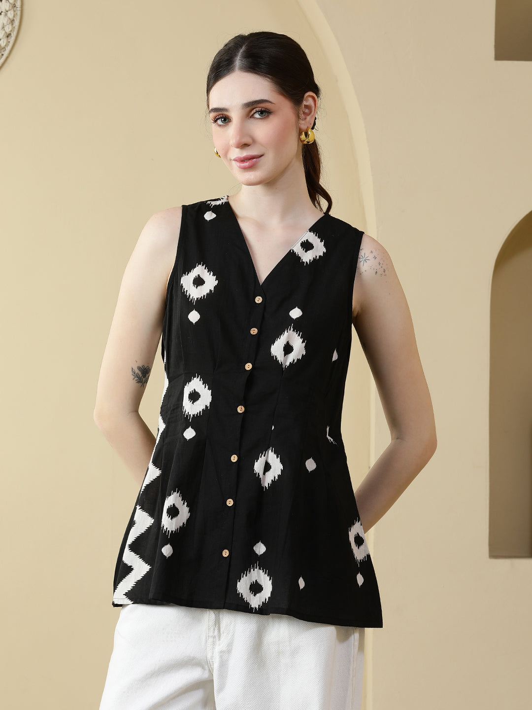 Printed Cotton Tops