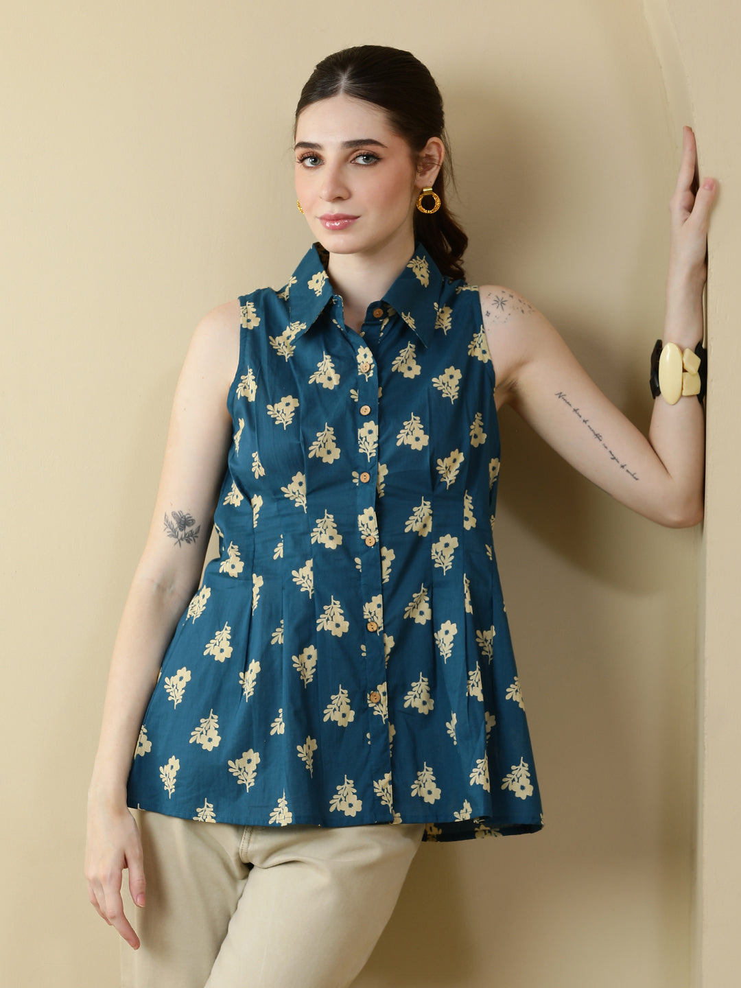 Printed Cotton Tops