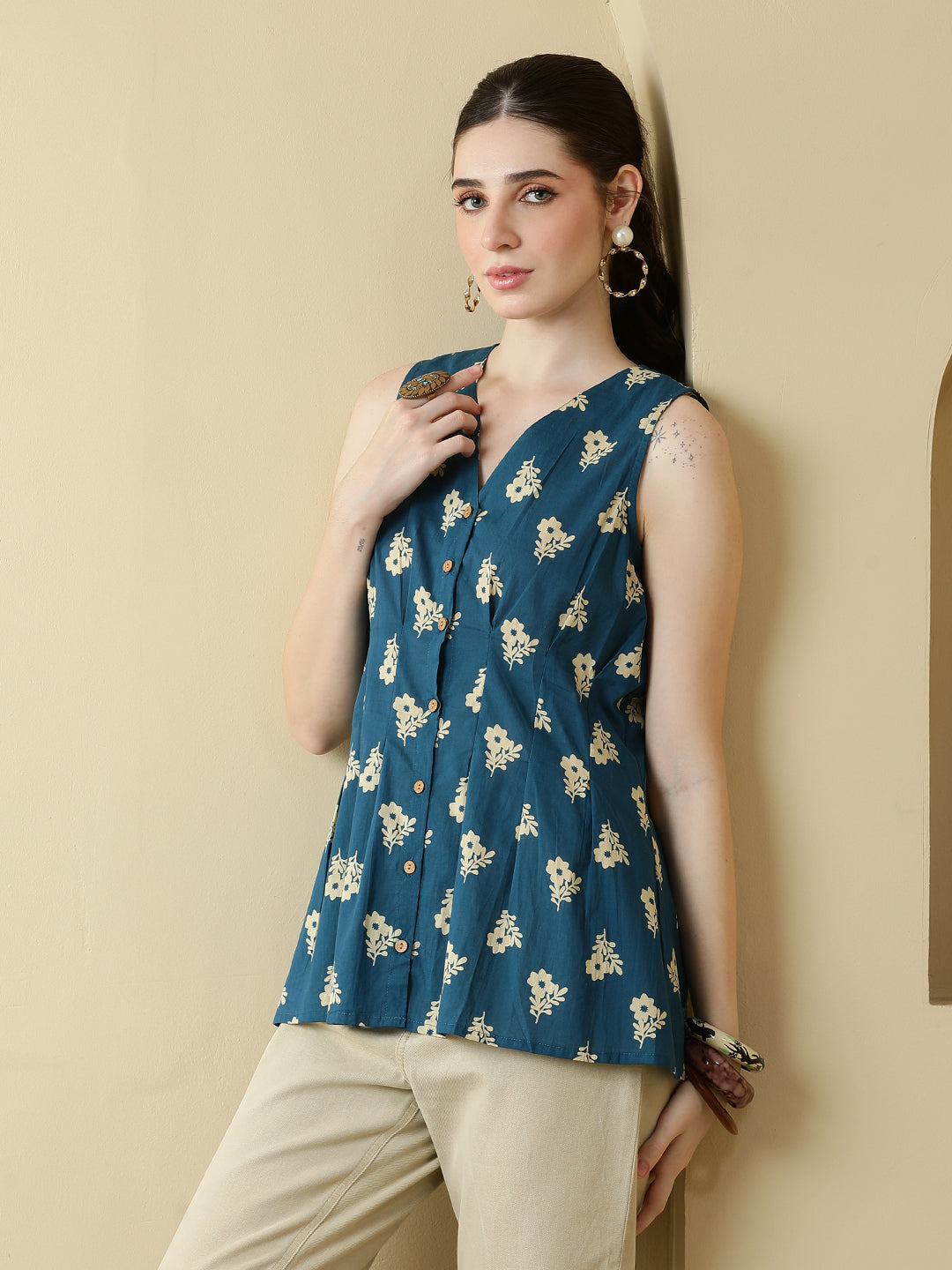Printed Cotton Tops