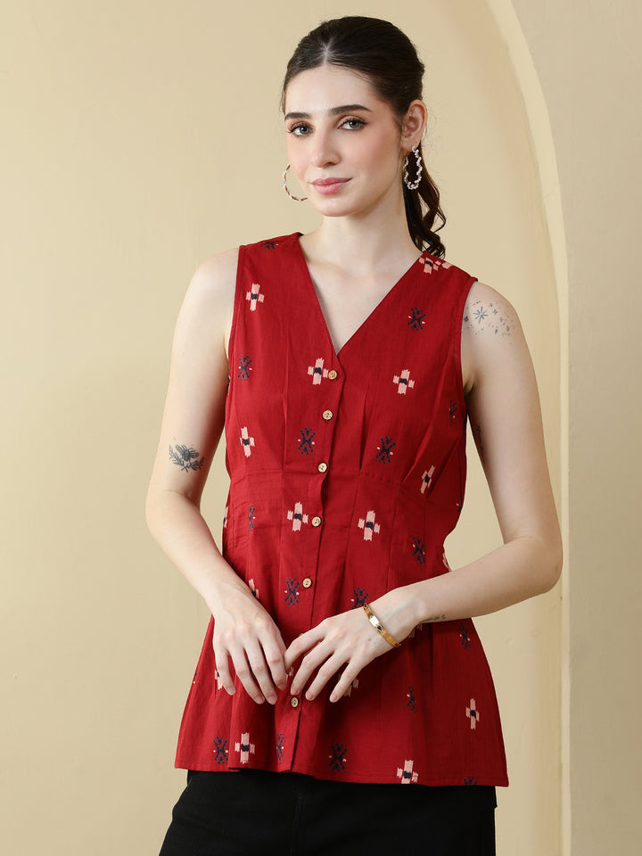 Printed Cotton Tops