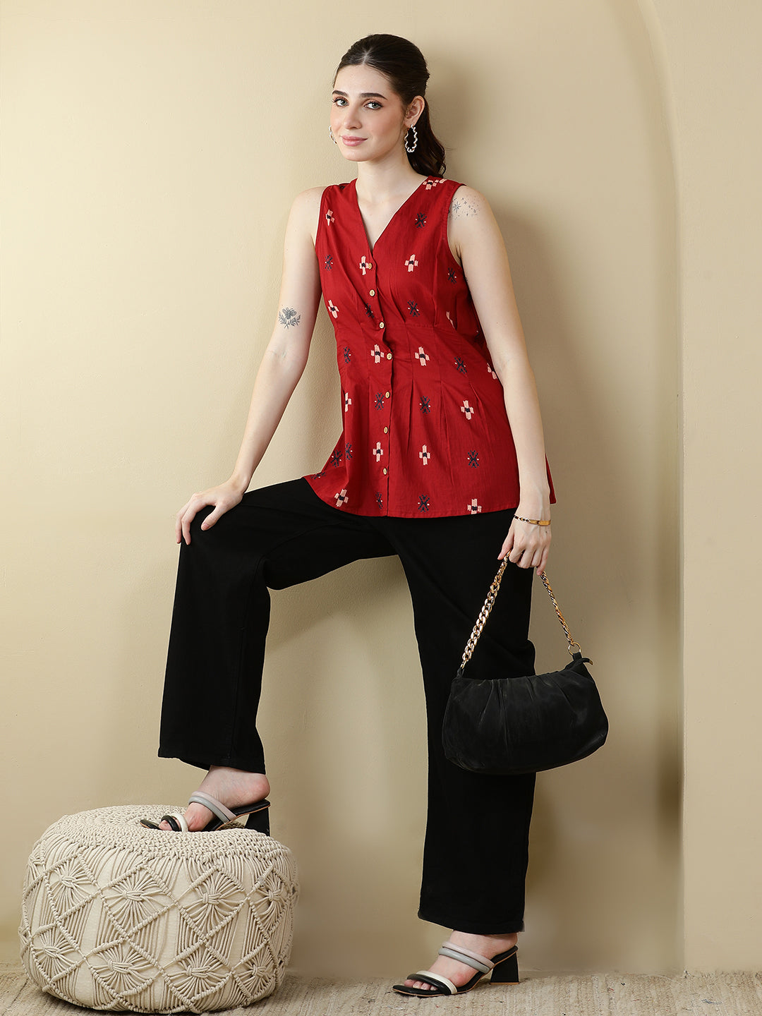 Printed Cotton Tops