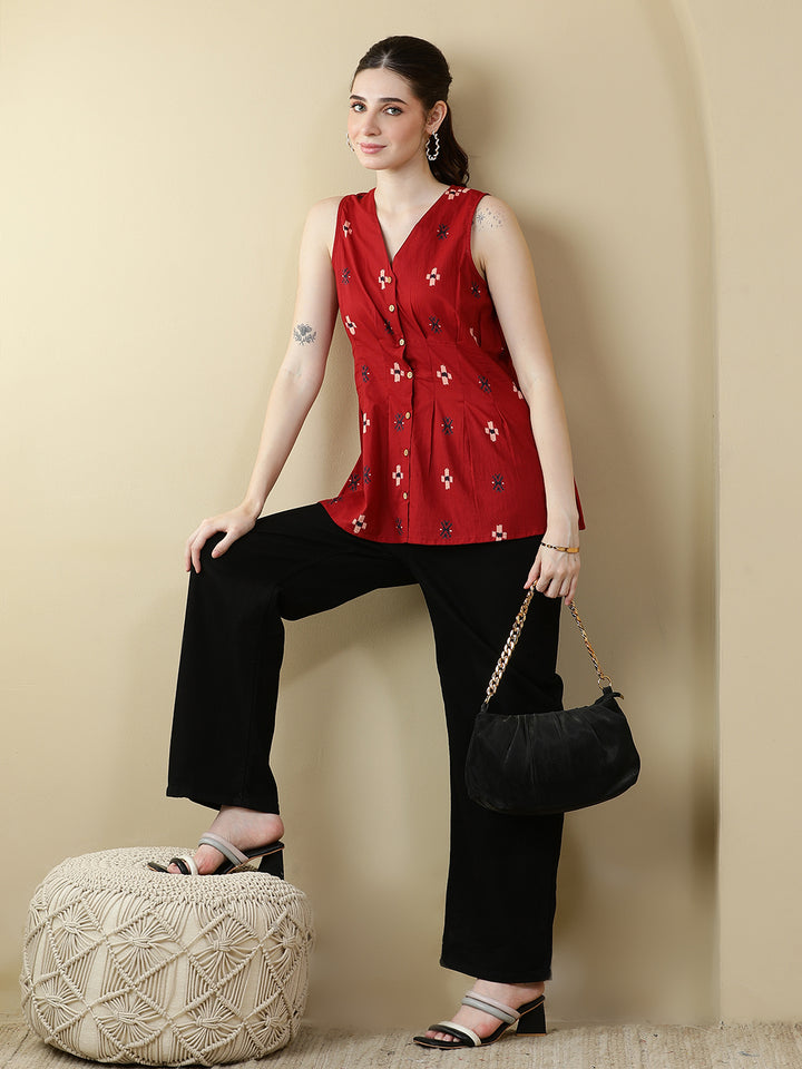 Printed Cotton Tops
