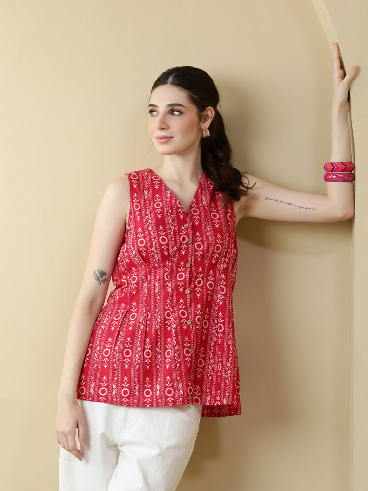 Printed Cotton Tops