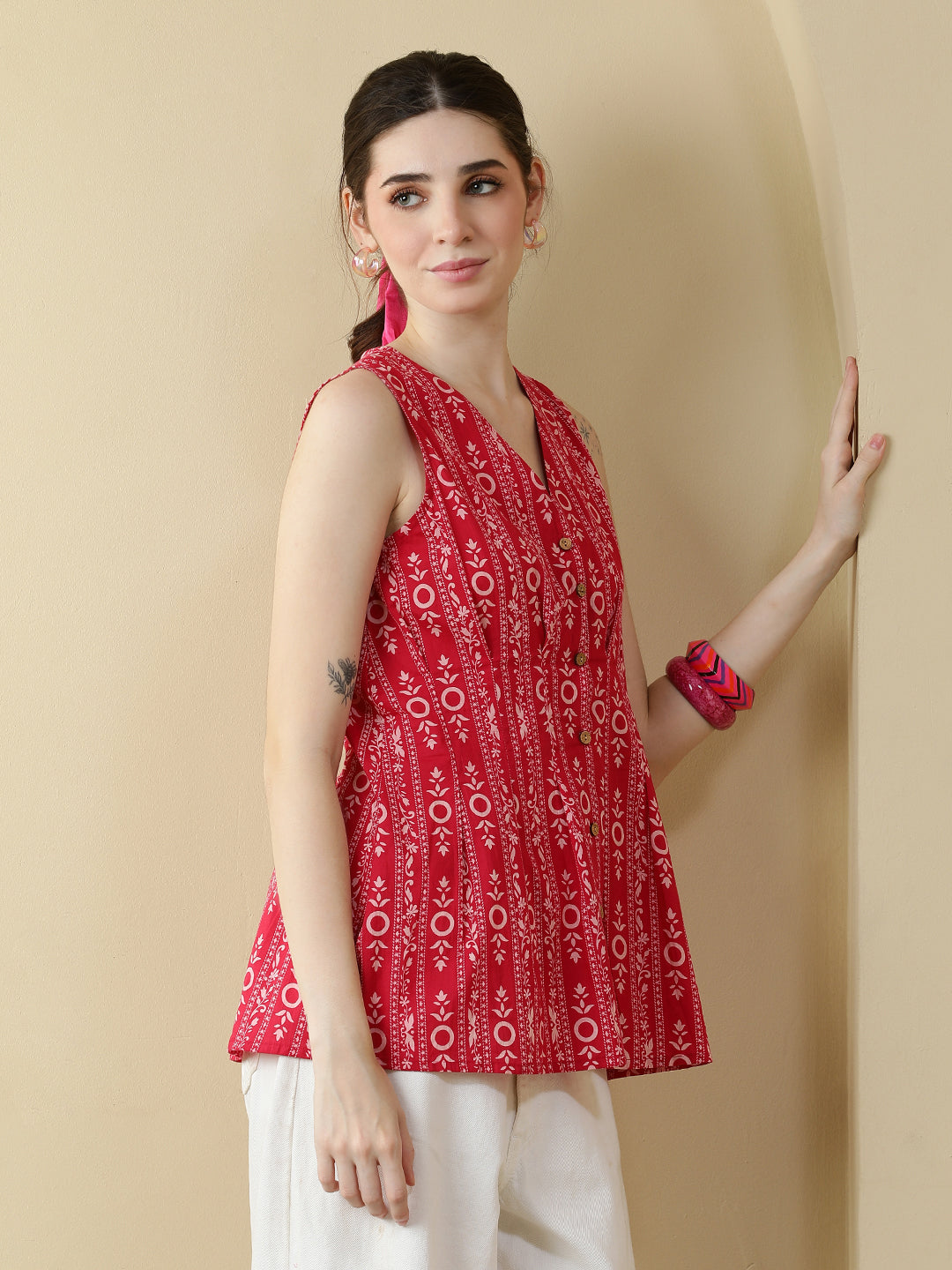 Printed Cotton Tops