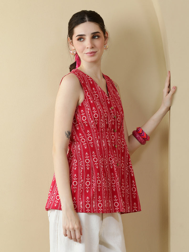 Printed Cotton Tops