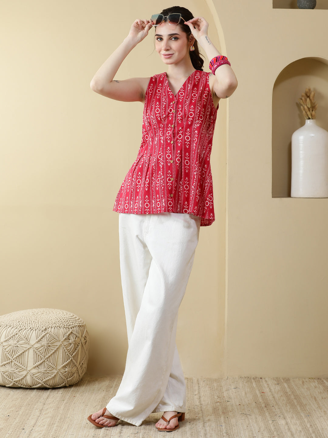 Printed Cotton Tops