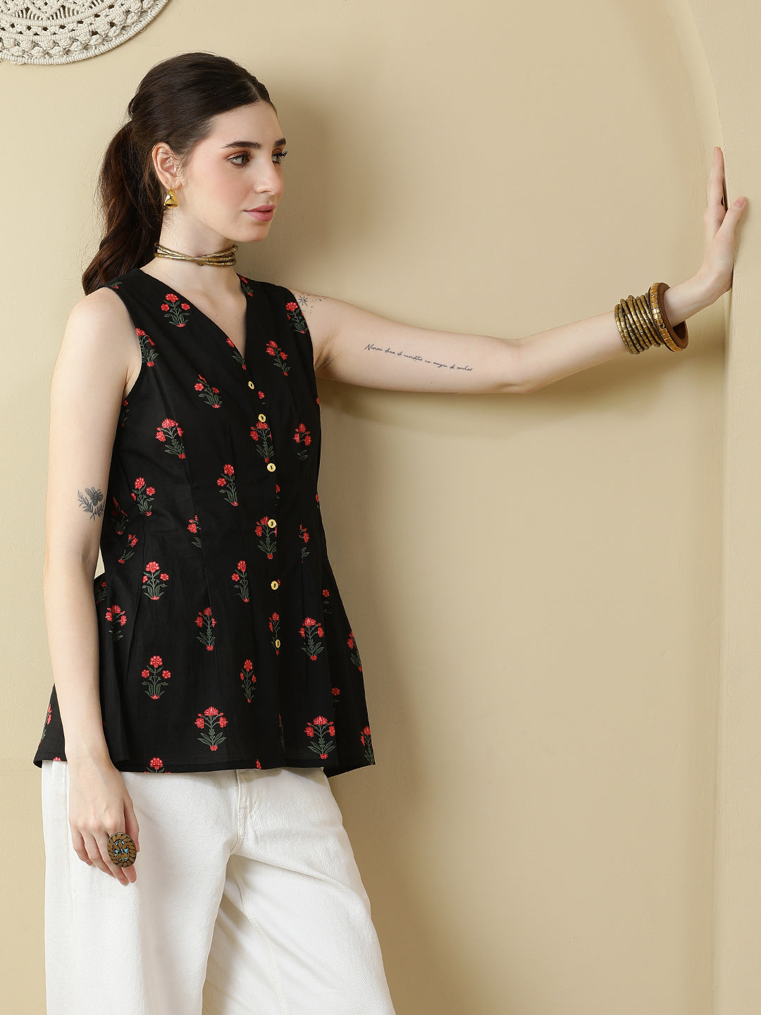 Printed Cotton Tops