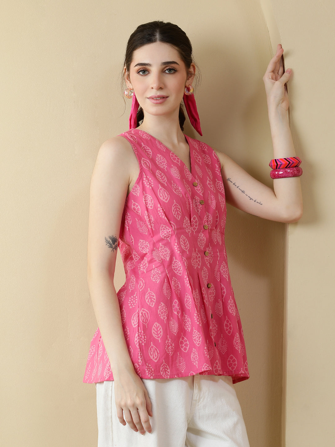 Printed Cotton Tops