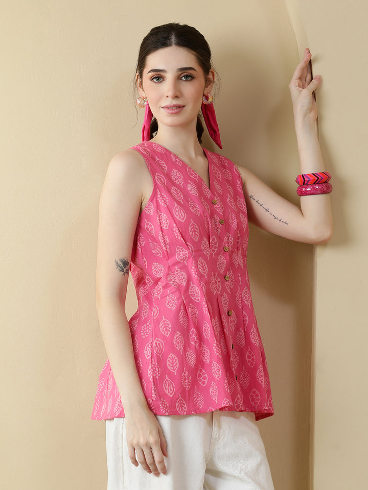 Printed Cotton Tops
