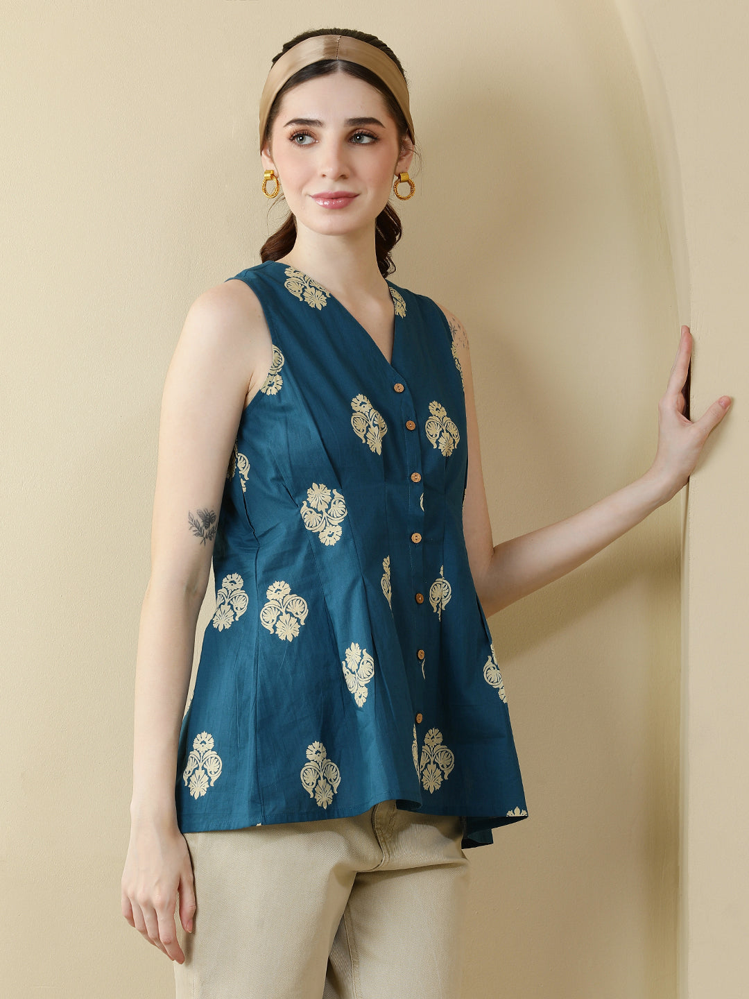 Printed Cotton Tops