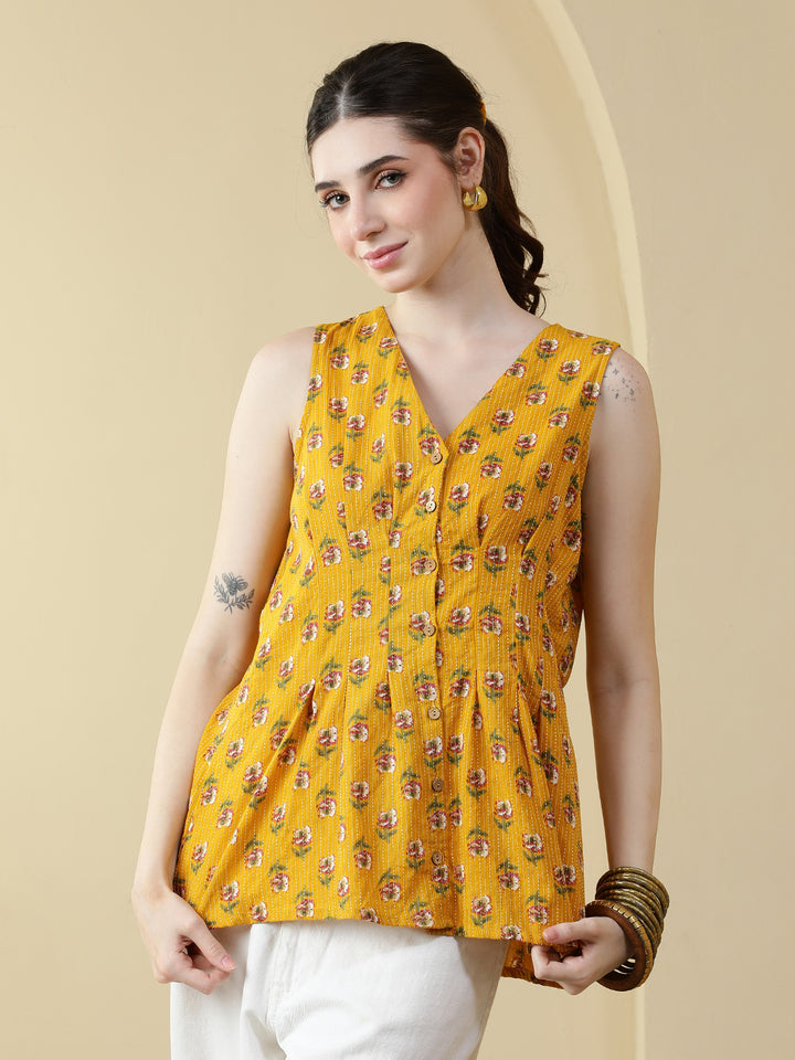 Printed Cotton Tops