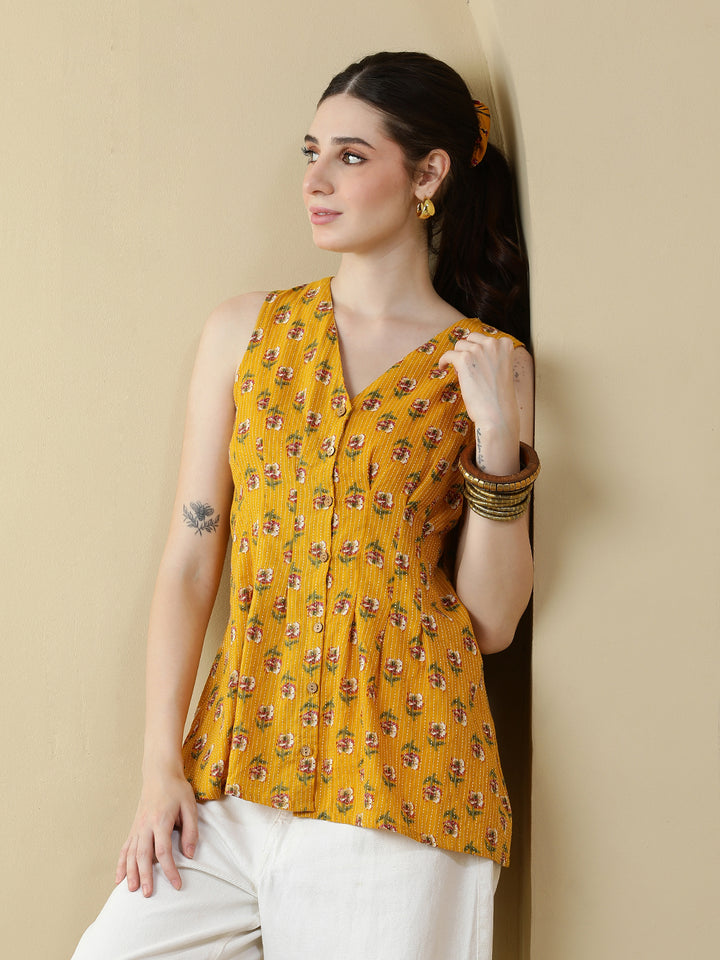 Printed Cotton Tops