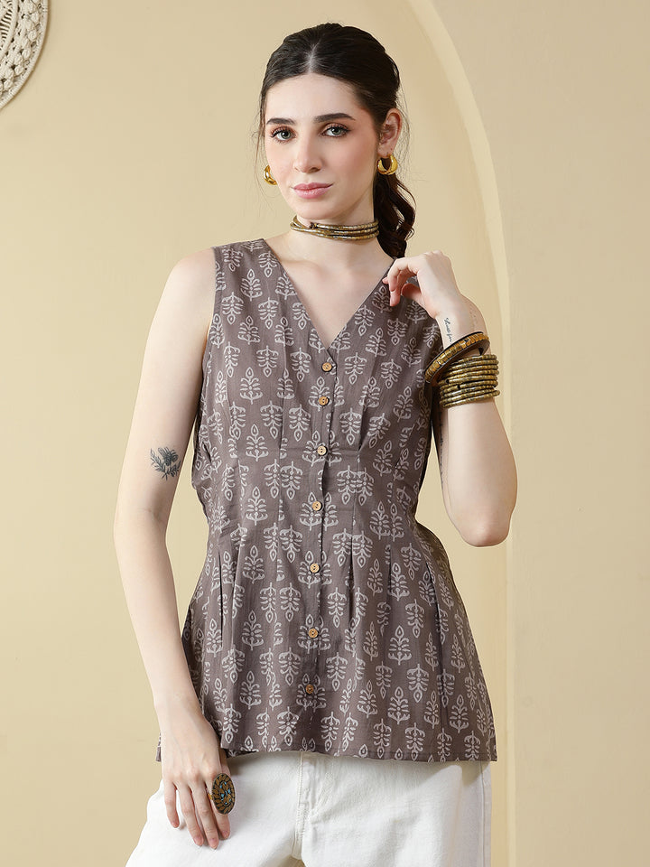 Printed Cotton Tops