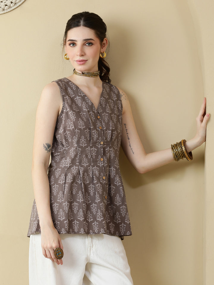 Printed Cotton Tops