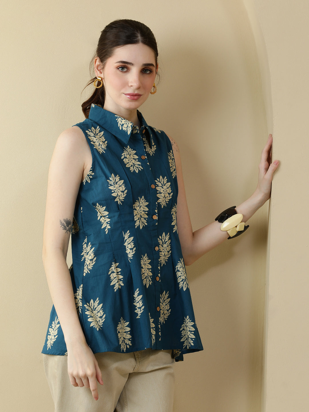 Printed Cotton Tops