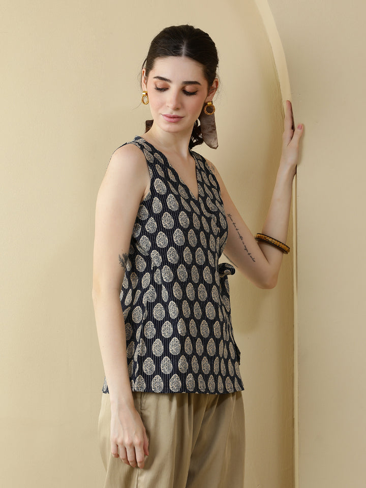 Printed Cotton Tops