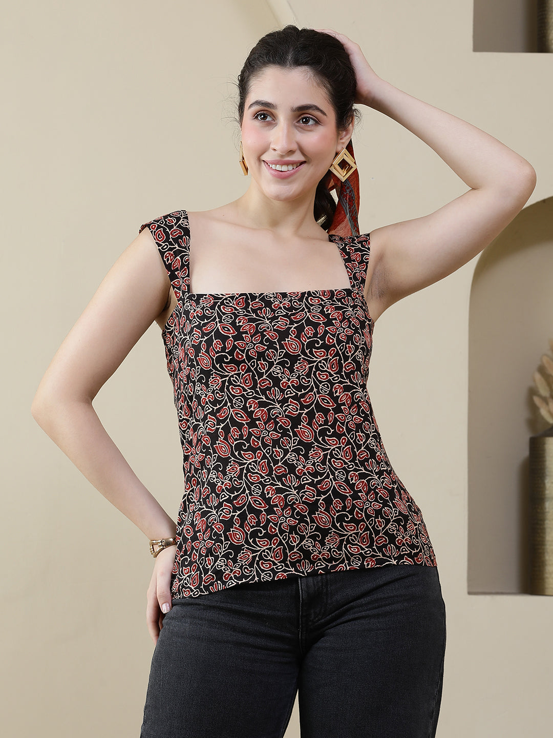 Printed Cotton Tops