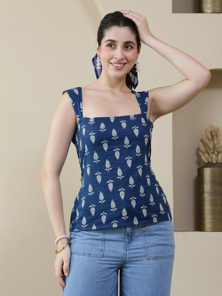 Printed Cotton Tops