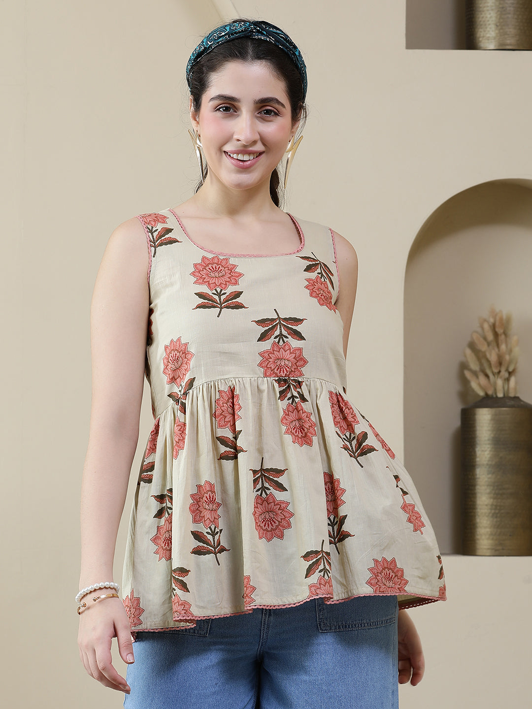 Printed Cotton Tops