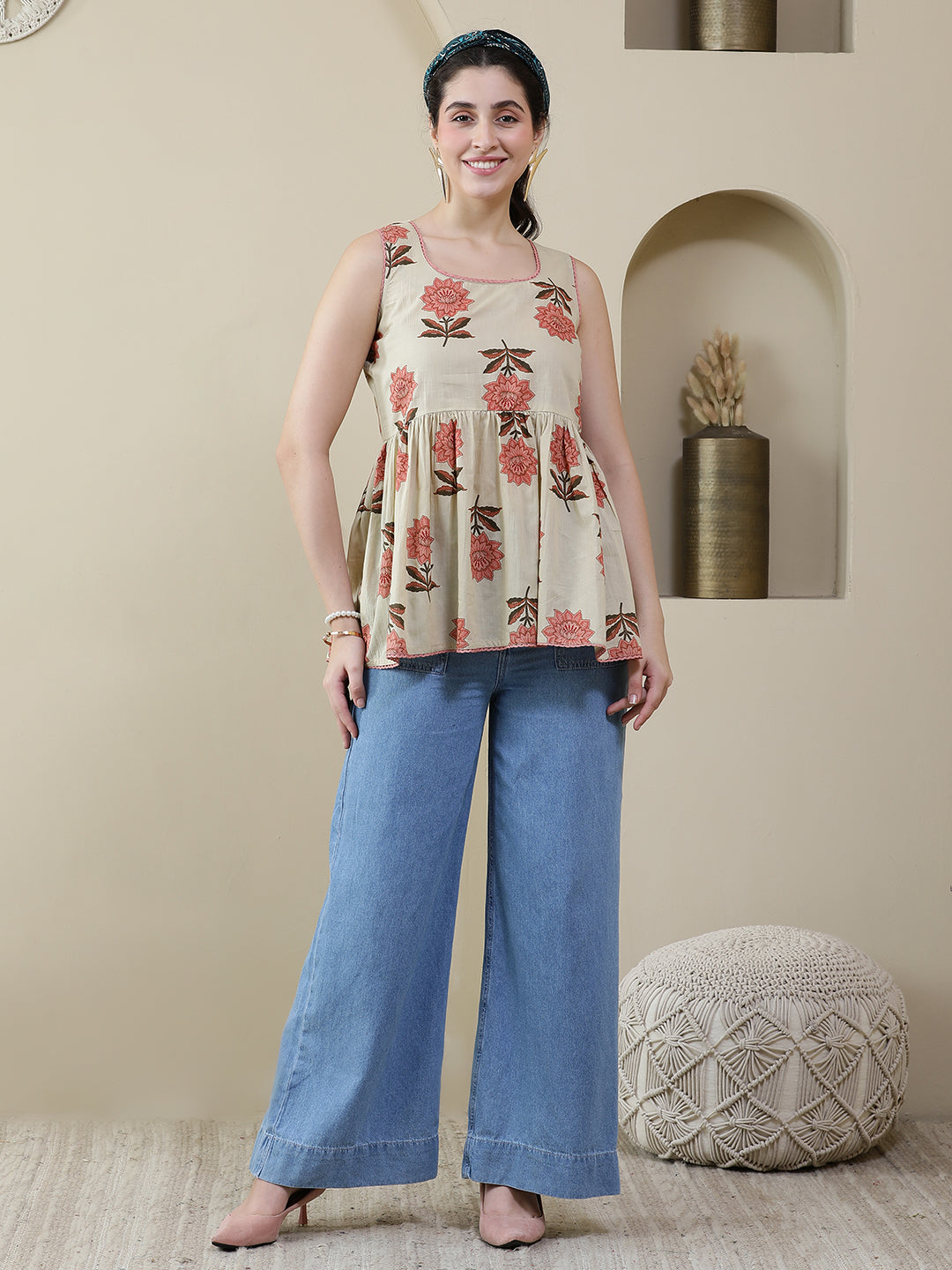 Printed Cotton Tops