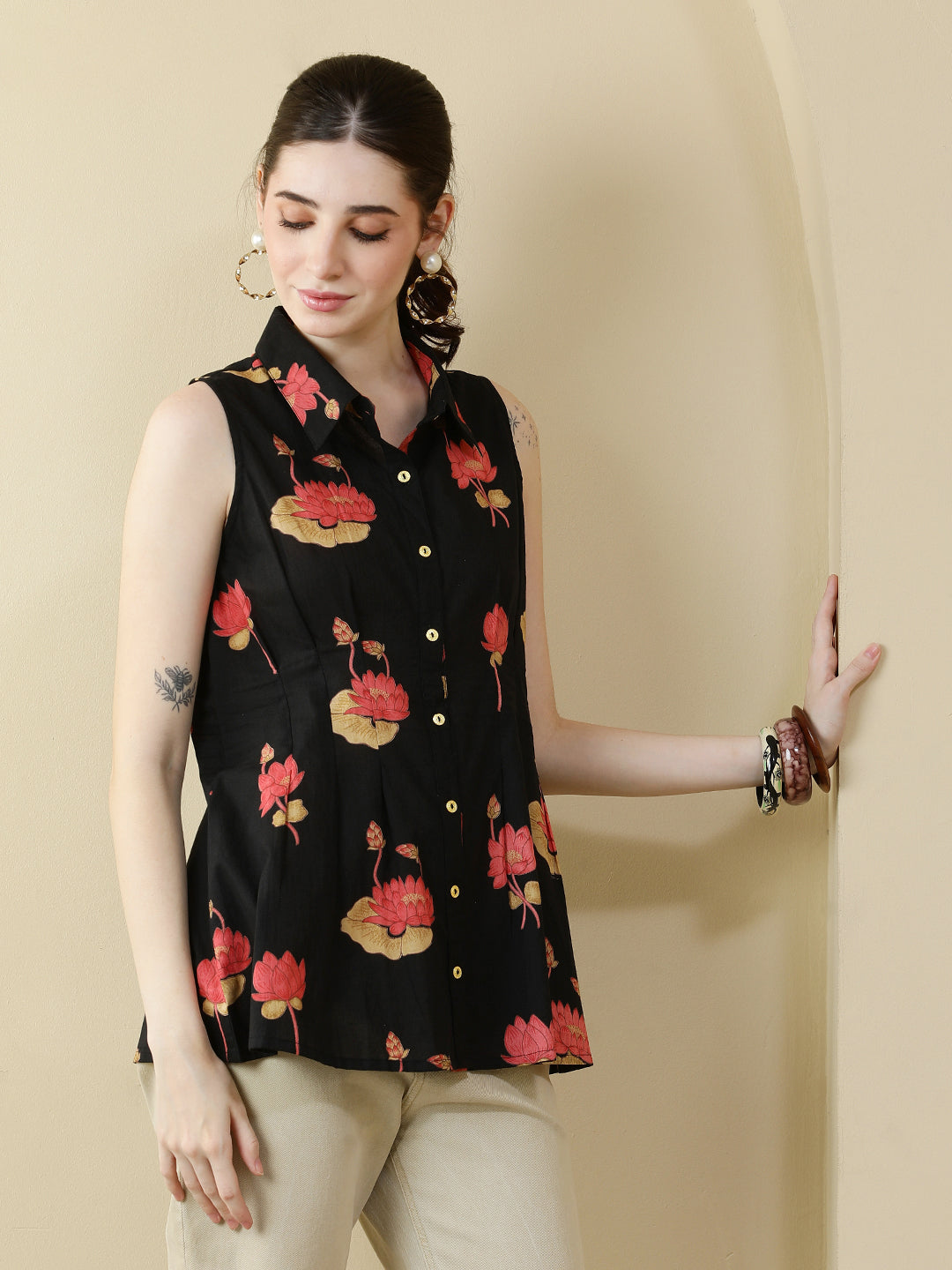 Printed Cotton Tops