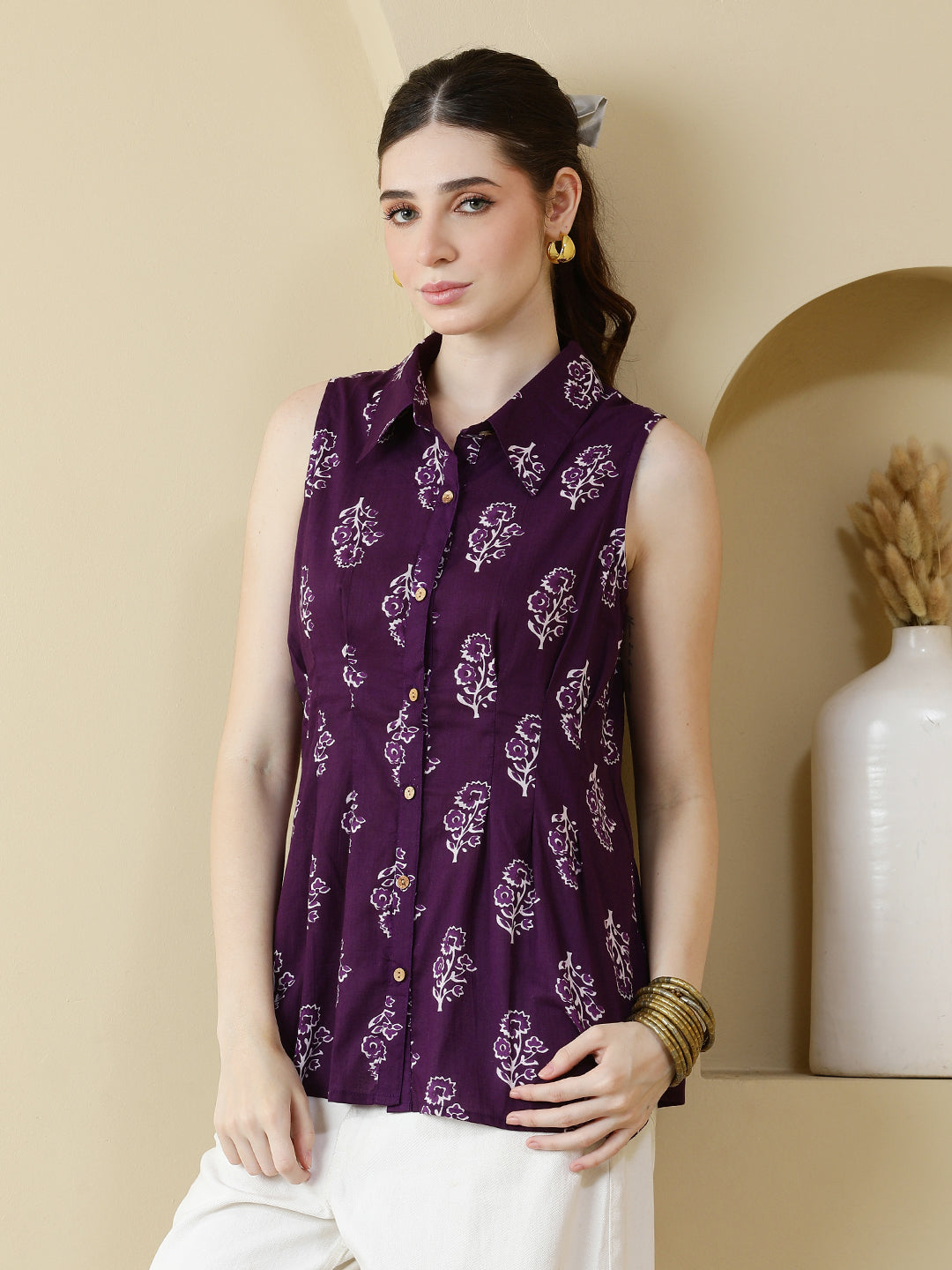Printed Cotton Tops