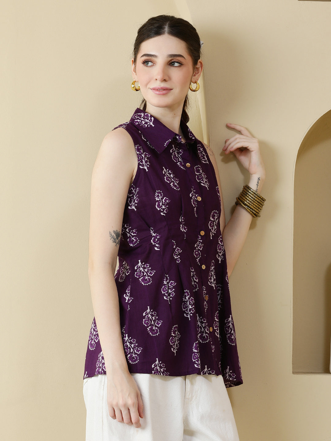 Printed Cotton Tops