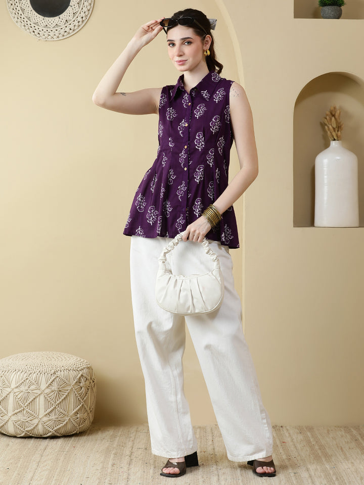 Printed Cotton Tops